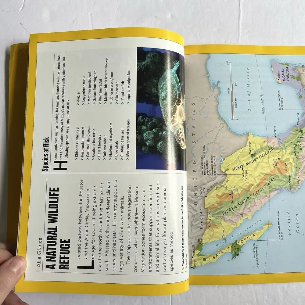 National Geographic Countries of the World Mexico By Beth Gruber Paperback Book
